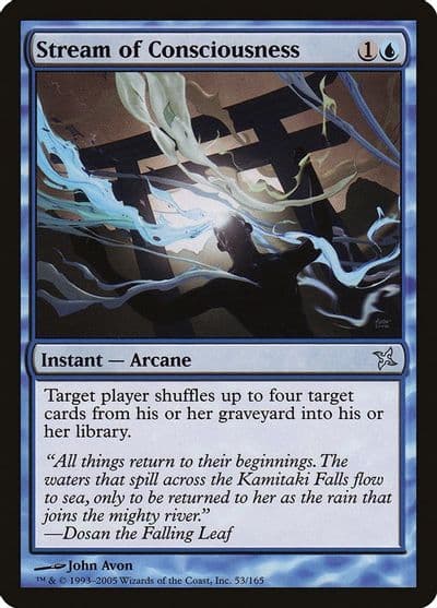 Stream of Consciousness Betrayers of Kamigawa Magic card