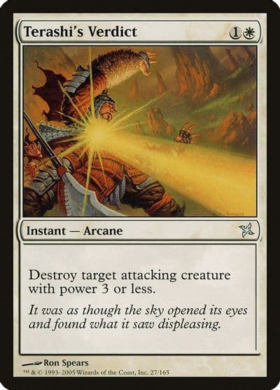 Terashis Verdict Betrayers of Kamigawa Magic card