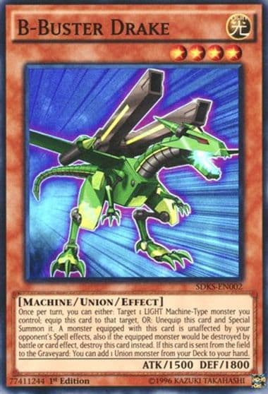 B Buster Drake Structure Deck: Seto Kaiba Yu-Gi-Oh! card