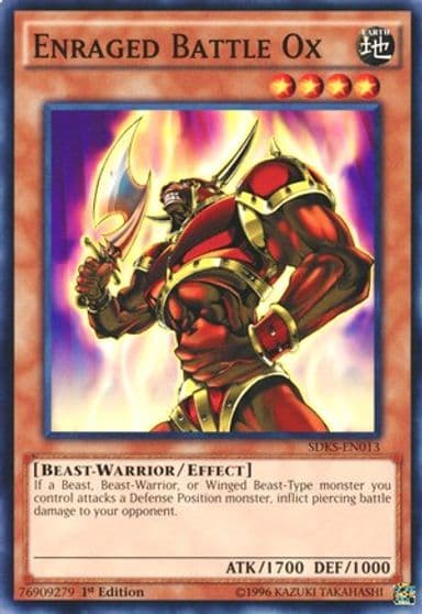 Enraged Battle Ox Structure Deck: Seto Kaiba Yu-Gi-Oh! card