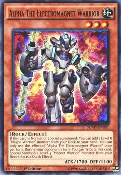 Alpha The Electromagnet Warrior Structure Deck: Yugi Muto Yu-Gi-Oh! card