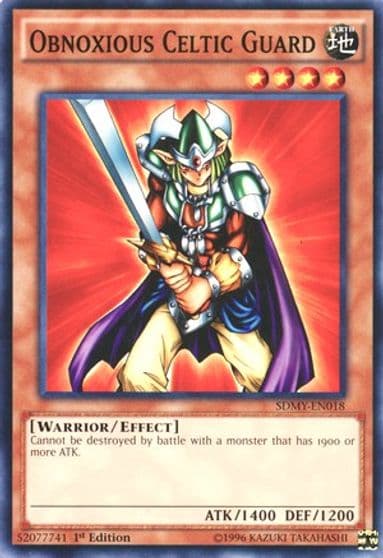 Obnoxious Celtic Guard Structure Deck: Yugi Muto Yu-Gi-Oh! card