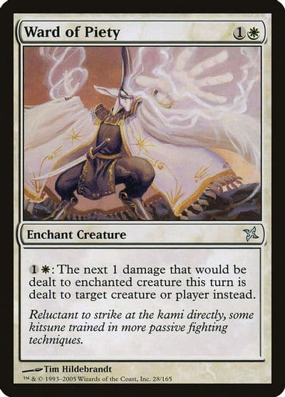 Ward of Piety Betrayers of Kamigawa Magic card