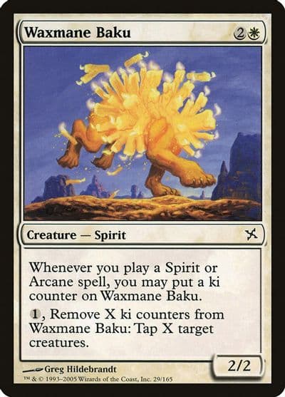 Waxmane Baku Betrayers of Kamigawa Magic card