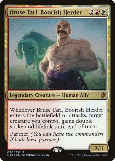 Bruse Tarl Boorish Herder Commander 2016 Magic card