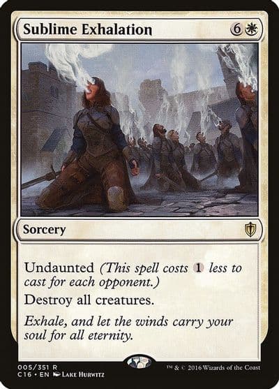 Sublime Exhalation Commander 2016 Magic card