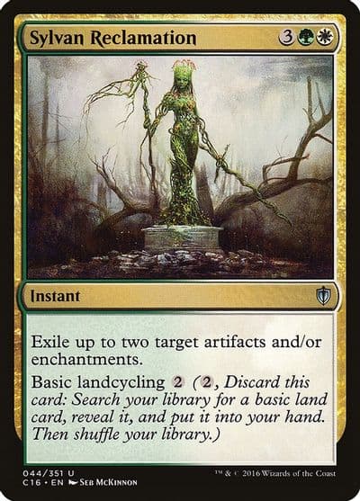 Sylvan Reclamation Commander 2016 Magic card