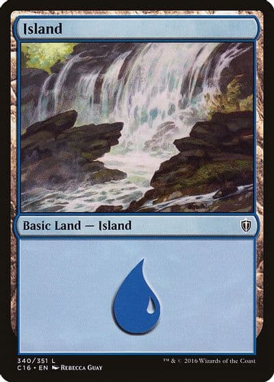Island 340 Commander 2016 Magic card