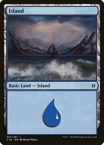 Island 341 Commander 2016 Magic card
