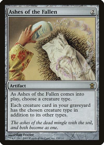 Ashes of the Fallen Saviors of Kamigawa Magic card