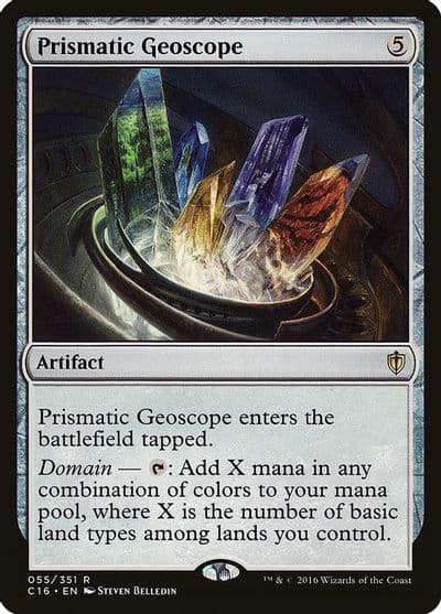 Prismatic Geoscope Commander 2016 Magic card
