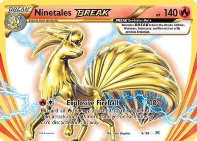 Ninetales BREAK XY - Evolutions Pokemon card