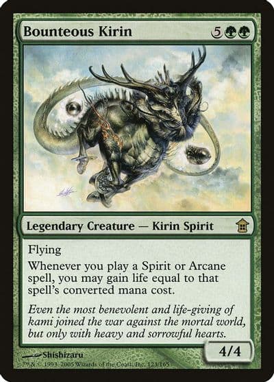 Bounteous Kirin Saviors of Kamigawa Magic card