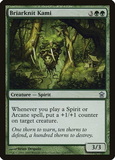 Briarknit Kami Saviors of Kamigawa Magic card