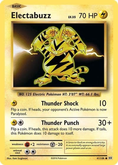 Electabuzz XY - Evolutions Pokemon card