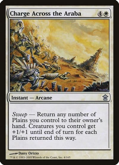 Charge Across the Araba Saviors of Kamigawa Magic card