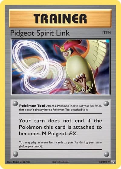 Pidgeot Spirit Link XY - Evolutions Pokemon card
