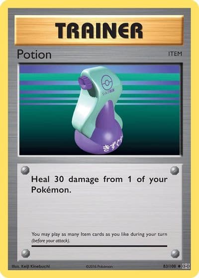 Potion XY - Evolutions Pokemon card