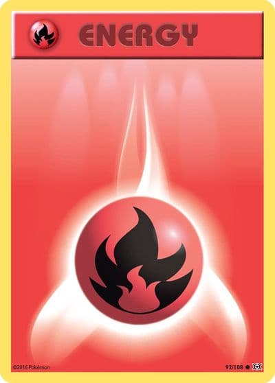 Fire Energy XY - Evolutions Pokemon card