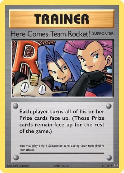 Here Comes Team Rocket! XY - Evolutions Pokemon card