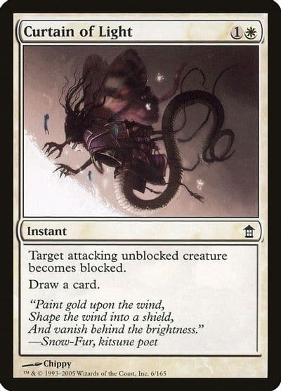 Curtain of Light Saviors of Kamigawa Magic card