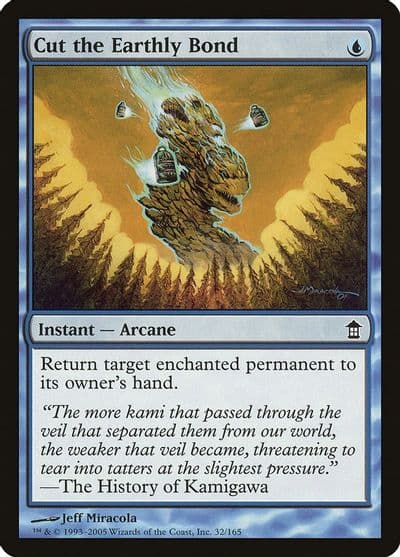 Cut the Earthly Bond Saviors of Kamigawa Magic card