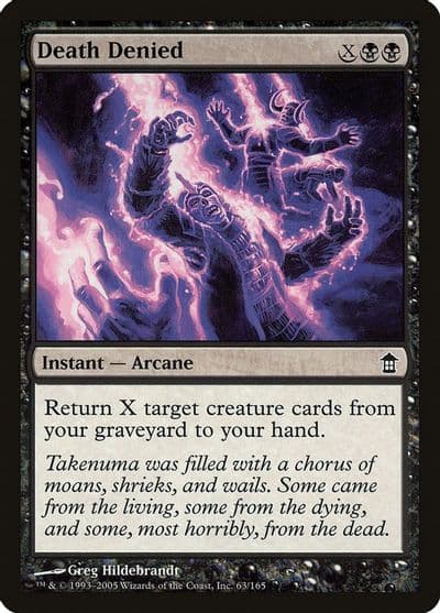 Death Denied Saviors of Kamigawa Magic card