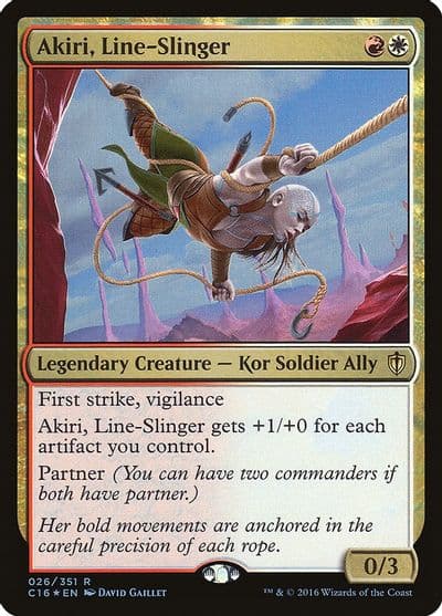 Akiri Line Slinger Commander 2016 Magic card