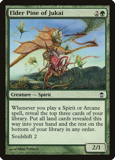 Elder Pine of Jukai Saviors of Kamigawa Magic card