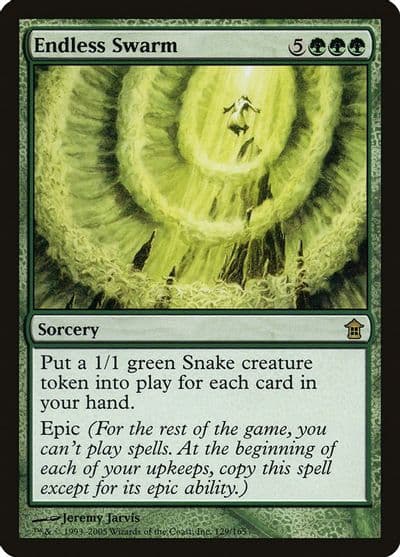 Endless Swarm Saviors of Kamigawa Magic card