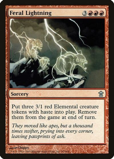 Feral Lightning Saviors of Kamigawa Magic card