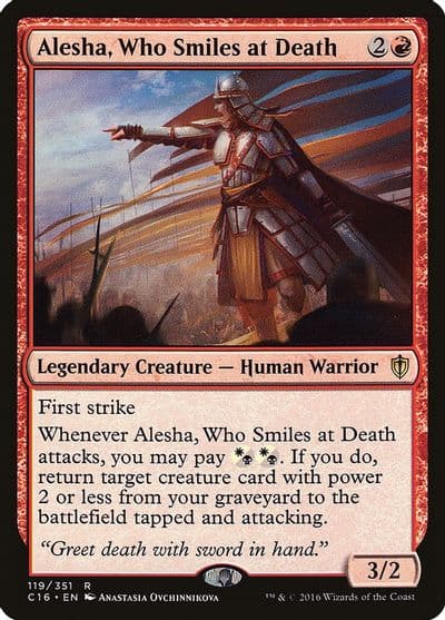 Alesha Who Smiles at Death Commander 2016 Magic card