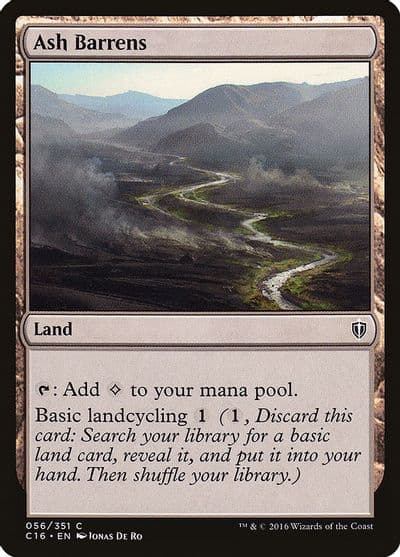 Ash Barrens Commander 2016 Magic card