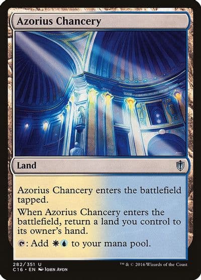 Azorius Chancery Commander 2016 Magic card