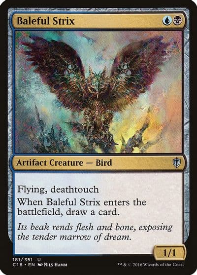 Baleful Strix Commander 2016 Magic card