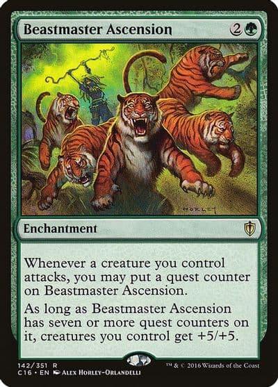 Beastmaster Ascension Commander 2016 Magic card
