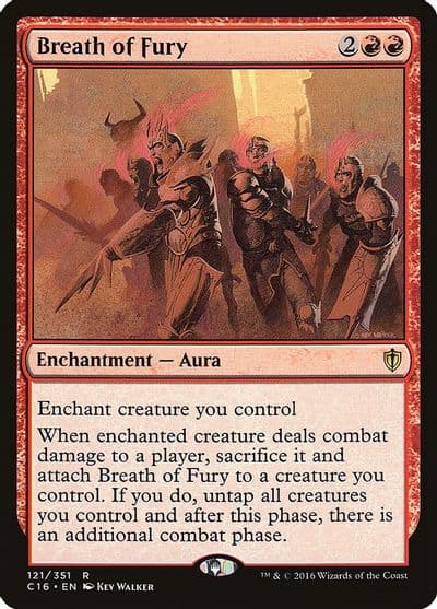 Breath of Fury Commander 2016 Magic card