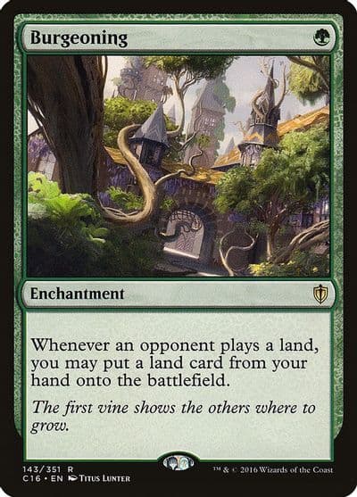Burgeoning Commander 2016 Magic card