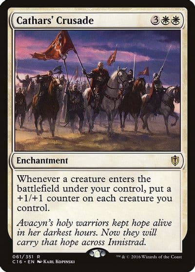 Cathars Crusade Commander 2016 Magic card