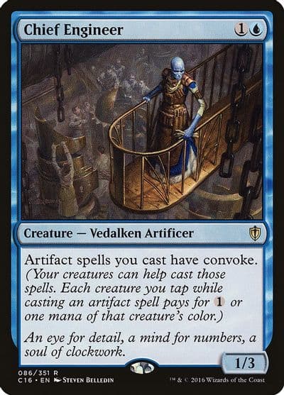 Chief Engineer Commander 2016 Magic card