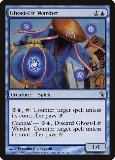 Ghost Lit Warder Saviors of Kamigawa Magic card
