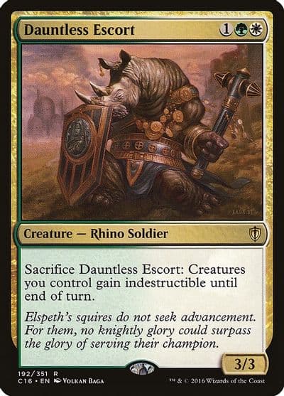 Dauntless Escort Commander 2016 Magic card