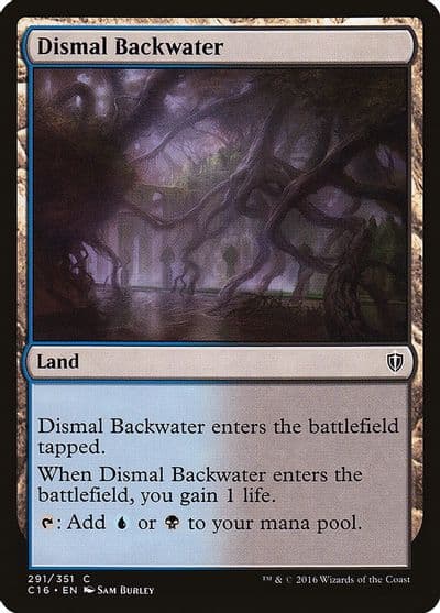 Dismal Backwater Commander 2016 Magic card