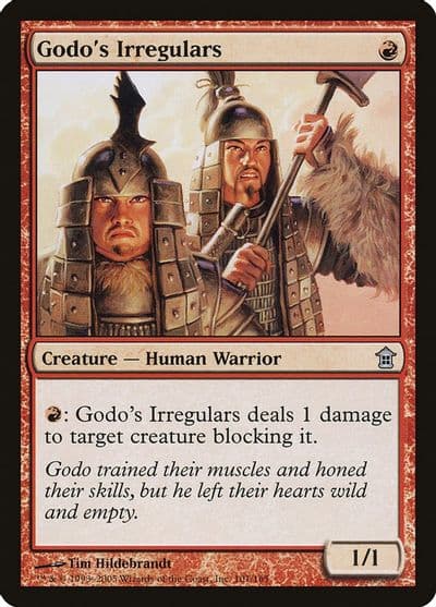 Godos Irregulars Saviors of Kamigawa Magic card