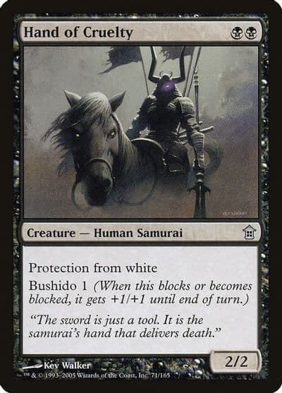 Hand of Cruelty Saviors of Kamigawa Magic card