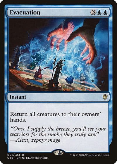 Evacuation Commander 2016 Magic card