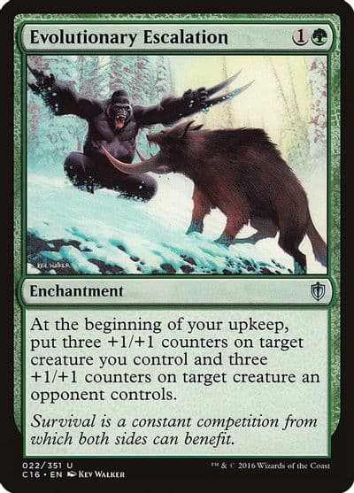 Evolutionary Escalation Commander 2016 Magic card