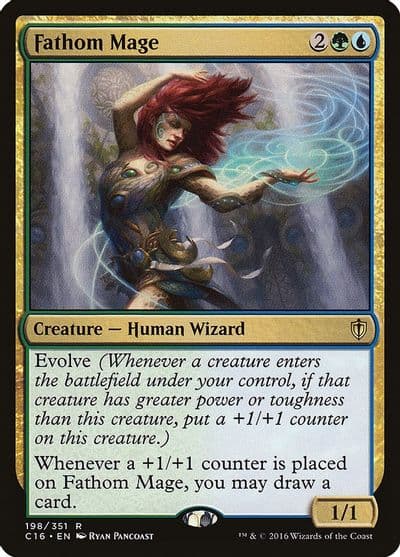 Fathom Mage Commander 2016 Magic card