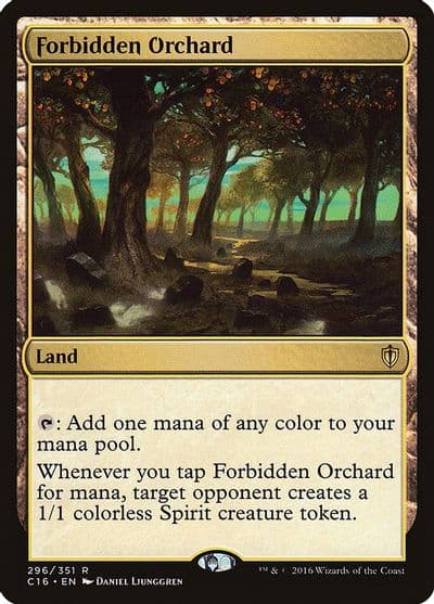 Forbidden Orchard Commander 2016 Magic card