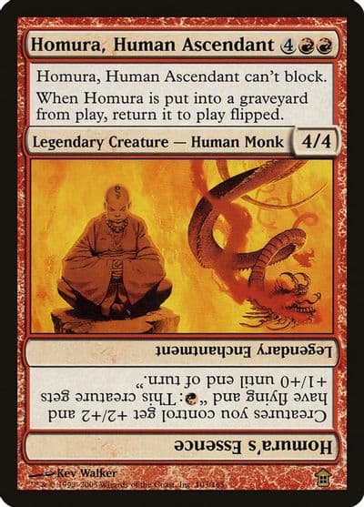 Homura Human Ascendant Saviors of Kamigawa Magic card